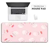 Tapis de souris rose personnalisé grand bureau Gaming Kawaii XL tapis de souris en caoutchouc Durable dessin animé garçon clavier Anime bureau d'ordinateur portable tapis de mode