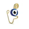 Nose Cuff Spiral Fake Piercing Nose Ring Evil Eye Copper Ear Hoop Septum Nose Clip Nariz Non-Piercing Ring Stud Jewelry