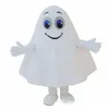 Halloween White Ghost Mascot Costume High Quality customize Cartoon specter Anime theme character Carnival Adults Birthday Party Fancy Outfit