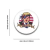 Trump 2024 Metal Badge 12 stijlen PIN-knop Medaille voor de Verkiezing van de president van Amerika