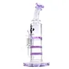 Royal glass bong oil rig Honeycomb /tornado perc hookahs water pipes big joint dab rigs