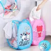 Cartoon Sorting Basket Folding Clothes Storage Basket Laundry Basket Children Kids Toys Sundries Storage Organizer Home Storage DHL