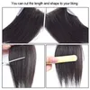 Syntetiska peruker Dianqi Front Toupee Transparent naturliga hårfäste män v Loop Hair Man Wig7013127