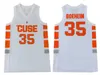 맞춤형 시라큐스 오렌지 쿠스 농구 저지 버디 Boeheim Carmelo Anthony Jimmy Boehim Cole Swider Joseph Giiard III Jesse Edwards Frank Anselem Sidibe 4XL