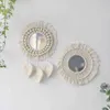 round mirrors for living room