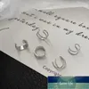 3 Pcs Fashion Sederhana Halus Manset Telinga Klip Anting-Anting per Wanita Tidak Tembus Palsu Tulang Rawan Perhiasan Hadiah