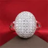 ANKUNFT 925 Sterling Silber Ringe Zwei Geschenke 88 CZ Diamanten Hochzeit Verlobung Für Frauen Marke Großhandel Sepcial Einzigartige R103 X0715