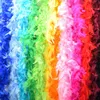 Scarves Multi-Color Fluffy Handcraft Ostrich Feather Plume Boas Scarf Kläder för bröllopsdekoration Performance Dance Supplies