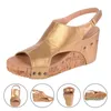 Adisputent Platforme Sandals kliny buty dla kobiet obcasy Sandalias Mujer Summer Buty Clog Womens Espadrilles Sandały Kobiety