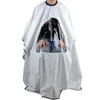 Pro Salon Barber Hair Cutting Gown Cape med visningsfönster Frisör Wrap Apron63097988181409