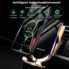 Qi Automatic Clamping 10W Wireless Charger Car Phone Holder Smart Infrared Sensor Air Vent Mount Mobile Phone Stand Hold276e