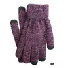 Five Fingers Gloves Unisex Winter Adult Men And Women Plus Mittens 2022Thickened Knitted Woolen Outdoors Soft Warm