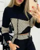 2021 Träningsoverall Kvinnor Elegant Tvådelad Kostym Set Kvinna Stilfullt tryck Blus Byx Set Casual Outfit För Kvinna Jogging Femme Y0625