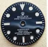 Kits de herramientas de reparación Esfera de reloj negra y oscura luminosa azul de 29 mm para movimiento 2824/2836 con logotipo R