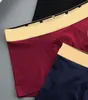 고품질 망 디자이너 복서 패션 underpants 섹시한 클래식 남성 복서 캐주얼 반바지 속옷 통기성 속옷 상자와 3pcs