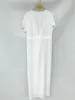 Kieszonkowy strój kąpielowy pokrywa lato białe bikini kobiety kardigan pareo plaża długa nosić # Q364 210420