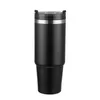NEW30oz Double Wall Stainless Steel Vacuum Flask Portable Car Insulated Tumbler With Lid Straw Outdoor Thermos Cup Tour Coffee Mugs ZZA7778