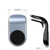 Magnetic Car Phone Holder L Shape Clip Air Vent Mount Cell Phones GPS Black Holders Stand Magnet Support For iPhone 12 pro max Sam5216187