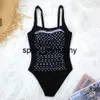 Dotted Swimsuit Women One Piece Swimwear Vintage Bathing Suit European Classic Summer Beach Wear Patchwork Mujer Bodysuits 2021