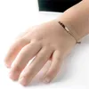 Baby Name Bar ID Armband 16K Gold Plated Dainty Hand Stamp Personlig anpassad Bangle Children First Birthday Great Gift682254725043