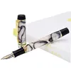 Fountain Pens Kaigelu 316 Celluloid Pen, 22KGP Medium Nib Beautiful Marble Crystal Pattern Ink Pen Writing Gift For Office Business1