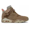 Nike Air Jordan Retro 6 di alta Retro 6 Travis Scott 6s Mens Basketball Shoes Designer Verde Sport all'aria aperta della scarpa da tennis degli Stati Uniti 7-13