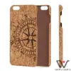 Natural Wood Cork Phone Cover Cases For iphone X 7 8 6 6s Plus High Quality Waterproof Custom Wooden Case shock-proof Shell Covers