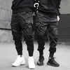 Бренд осенние мужские брюки хип-хоп Harem Joggers брюки новых мужских брюк мужские твердые многосмысленные грузовые брюки скинни