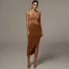 الرباط ruched المرأة قلم رصاص ميدي تنورة الشق ارتفاع الخصر أنيقة bodycon مثير الشارع الشهير حزب نادي الملابس الصيف 210331