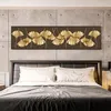 Paintings Golden Leaf Posters Modern Home Decor Bedside Painting Abstract Pictures Canvas And Prints Wall Art For Living Room6994849