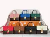 Klassisk högkvalitativ lyxdesigner väska handväska ryggsäck handväska axel handväskor 7 färger kvinnor märke klassiker stil äkta läder axlar väskor