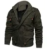 Mannen Winter Fleece Binnenjas Jassen Dikke Warme Casual Parka Uitloper Jassen Mannen jaquetas masculina inverno Capuchon Overjas 211023