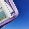 메모장 A5 A6 지퍼 반짝이 바인더 루스 리프 주최자 일기 - 투명 PVC 케이스 핸드북 의제 노트북 커버 학교 공급