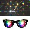Lunettes de soleil 2022 Phoenix Premium Diffraction 3D Prism Raves Verres Plastique pour Fireworks Afficher le laser Affiche le laser d'arc-en-ciel