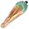 Colorful Pipes Ice Cream Pyrex Thick Glass Smoking Tube Handpipe Portable High Quality Cigarette Handmade Dry Herb Tobacco Oil Rigs Bong Holder Decorate DHL Free