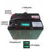 GTK 12V 100Ah Lithium-Li-Ionen-Akku 12V mit BMS für Outdoor-Backup-Stromversorgung, Wechselrichter + 12,6V 10A Ladegerät