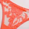 Nxy sexy sethe kant geborduurde sexy lingerie set underwire verzamelt bra slipje kousebind riem dunne sectie Doorzichtige erotische stringklasse 1127