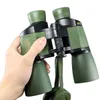 10x50 Outdoor Tactical Binocular Night Vision Telescope Reconnaissance Koordinater Kikare Bak4 Prism HD Blå Film