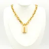 Gold Armreif Miami Cuban Link Kette Halskette Männer Hip Hop Edelstahl Baumeln Schmuck Halsketten Zubehör Mit Schmuck Beutel 5570233