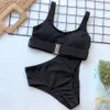 Strój kąpielowy Wysokiej talii Kobiety Solidna Krótki Rękaw Swimweear Retro Biały Plaża Nosić Kobieta Kostium Kąpielowy Dziewczyna Trójkąt Swimsuit Kobiety X0522