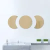 Stickers Muraux Style Nordique Acrylique Décoratif Miroir Phase de Lune Chambre DIY Miroirs