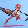 27cm Anime Xenoblade 2 Homura Hikari PVC Action Figure Chronicles Game Fate Over Pyra Fighting 1\7 Scale Heroine Sexy Figures H1108