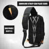 Backpack Anti-theft With 3-Digit Lock Shoulder Bag Waterproof For Mobile Phone Travel LXX9