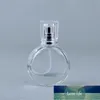 Botella de Perfume de 25 ML, atomizador cosmético de vidrio vacío, tapa acrílica, botella de Perfume recargable con pulverizador portátil transparente, 10 Uds.
