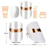 LED foton gezichtsmasker lichttherapie schoonheidsmachine elektrische gezichtsmassager huid verjonging anti-aging acne rimpelverwijdering