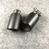 1 Piece Top Quality Matte Akrapovic Exhaust Pipe Auto Parts Car Universal Ak Carbon fiber Stainless Steel Nozzles Muffler tip