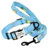 Guinzaglio per collare per cane in nylon personalizzato Set targhetta personalizzata per cucciolo Collari per etichetta identificativa Collare per animale domestico regolabile Accessori per cani di piombo Perros 211006