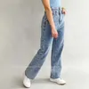 Goplus mulher jeans cintura alta mãe calça reta namorado solto inverno mujer kobieta spodnie broeken dames 210809