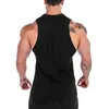 Летняя мода Muscleguys Hymwear Brand Bodybuilding Stringer Bange Top Мужчины Спортивная одежда Фитнес мужской Без рукавов Жилет M-XXL 210421