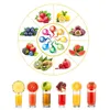 Spremiagrumi manuale in lega di alluminio Succo di melograno Spremiagrumi a pressione Zucchero per accessori da cucina Utensili da frutta 210628